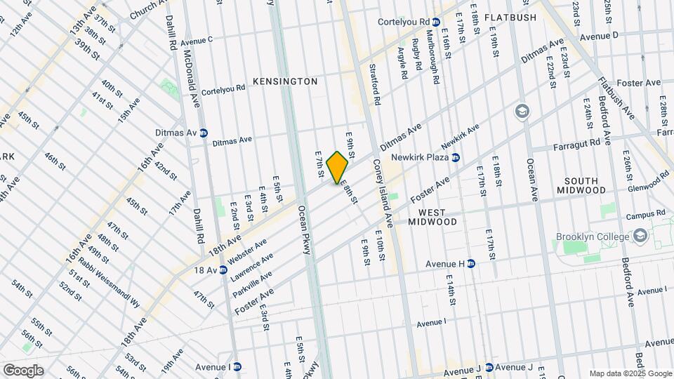 303 Webster Ave Map and Location Details