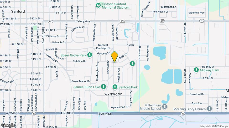 1921 Summerlin Ave Map and Location Details