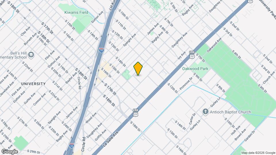 1918 S 14th St Map and Location Details