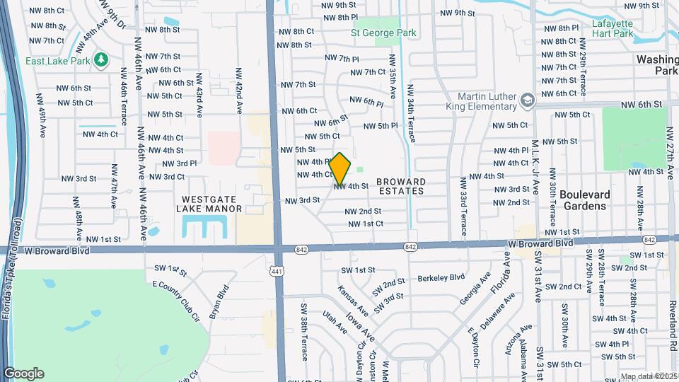 3720 NW 4th St Map and Location Details