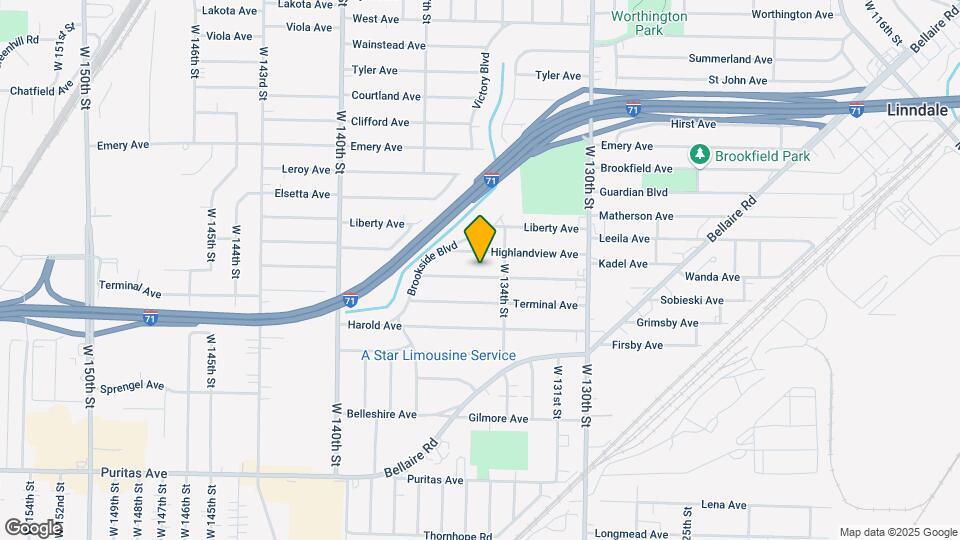 13428 St James Ave Mapa y Detalles de la Ubicación