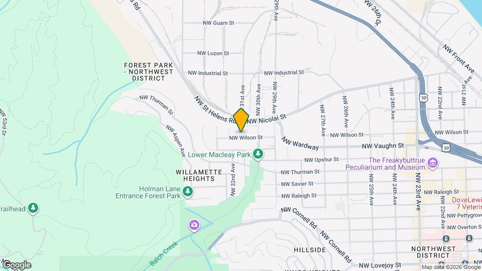 3067 NW Wilson St Map and Location Details