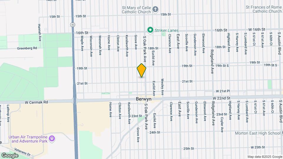 6817 W 21st St Map and Location Details