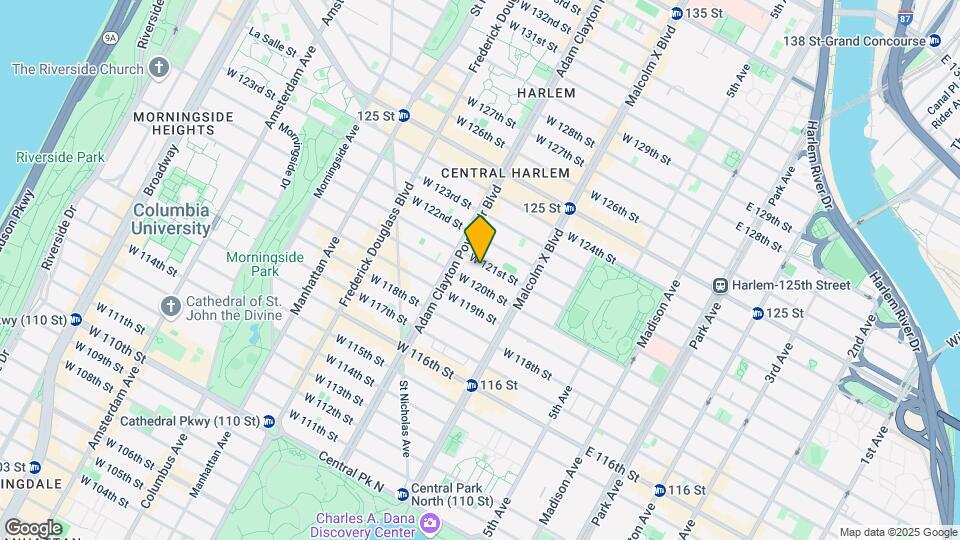 Mount Morris Park Landmark Townhouse Map and Location Details