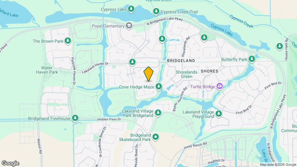 18814 Cove Vista Ln Map and Location Details