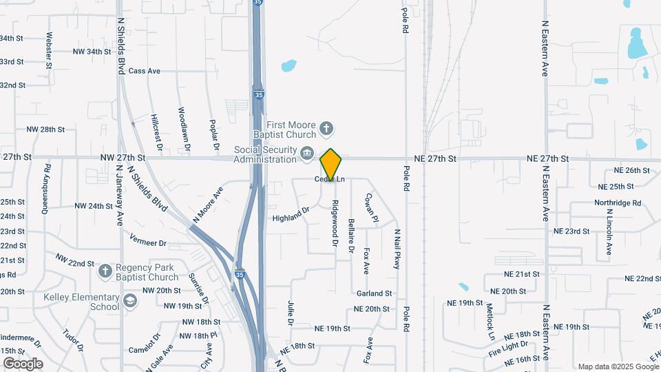 2521 Ridgewood Dr Map and Location Details