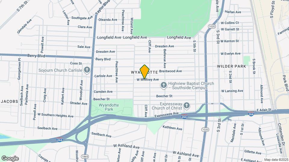 910 W Whitney Ave Map and Location Details