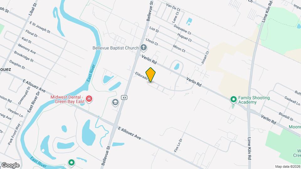 1750 Eldorado Dr Map and Location Details