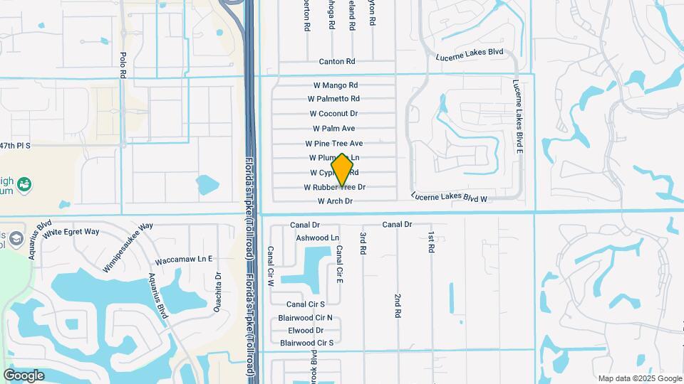 61 W Rubber Tree Dr Map and Location Details
