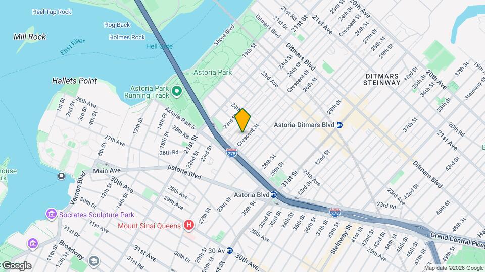 24-34-34 Crescent St Map and Location Details