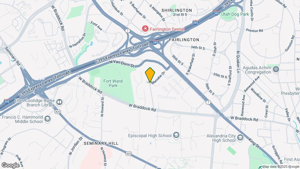 Park-Shirlington Apartments Map and Location Details