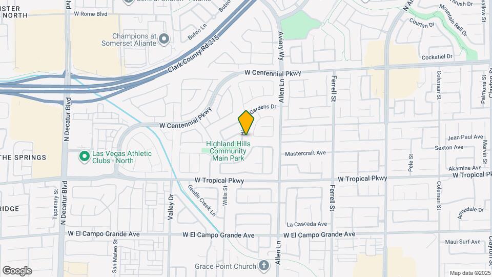 6142 Highland Gardens Dr Map and Location Details