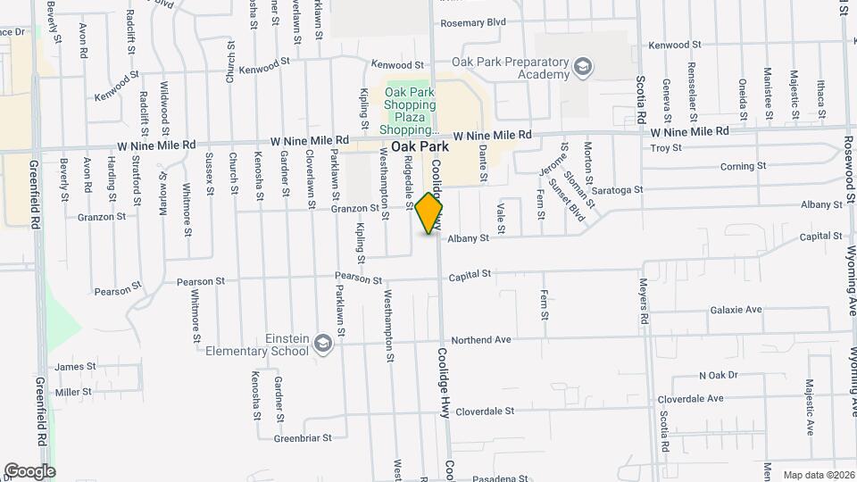 21865 Coolidge Highway Mapa y Detalles de la Ubicación