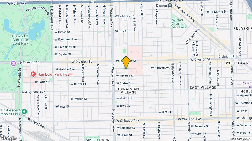 1120 N Oakley Blvd Mapa y Detalles de la Ubicación