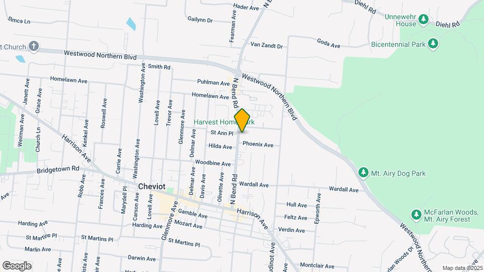 3944 North Bend Rd Map and Location Details