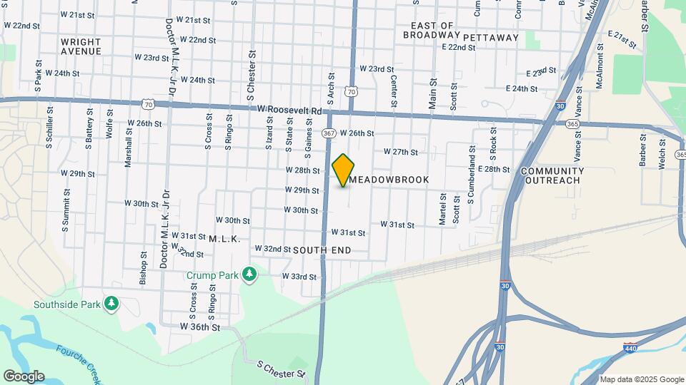 2822 Broadway St Mapa y Detalles de la Ubicación