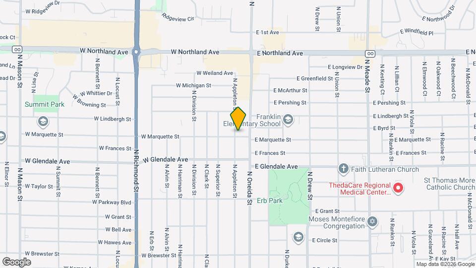 124 W Marquette St Map and Location Details