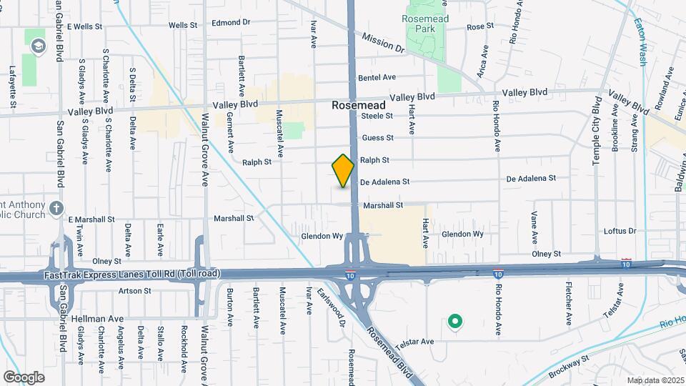 3717 Rosemead Blvd Mapa y Detalles de la Ubicación