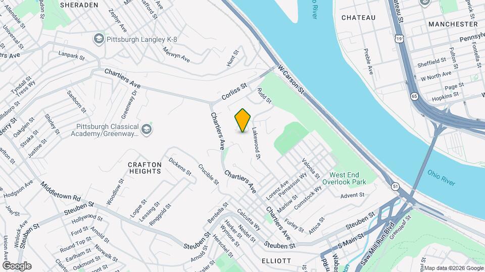 1305 Stem St Map and Location Details