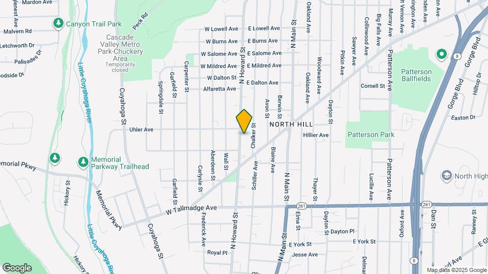 775 N Howard St Map and Location Details