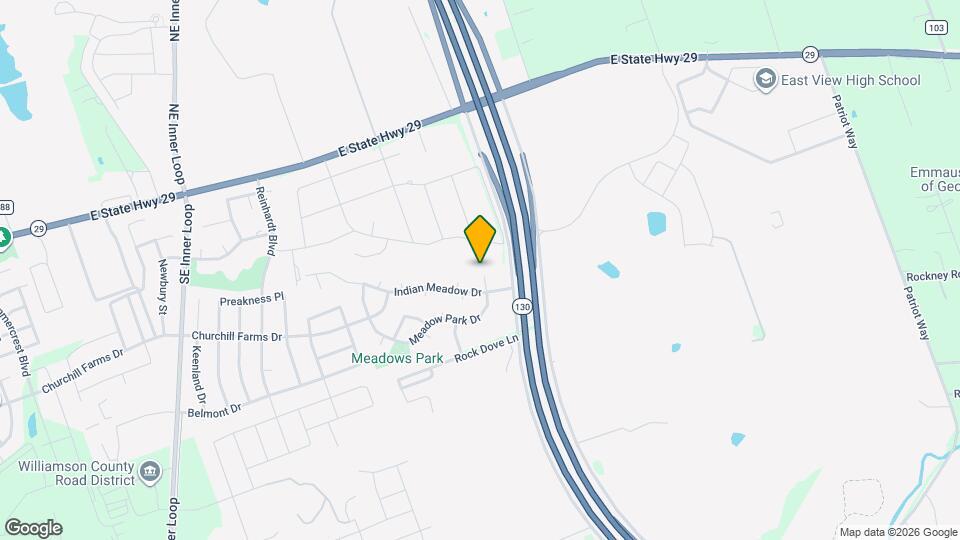 1015 Glen Meadow Cove Map and Location Details