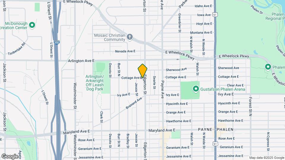 1375 Edgerton St Map and Location Details