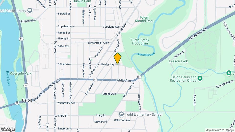 1620 Keeler Ave Map and Location Details
