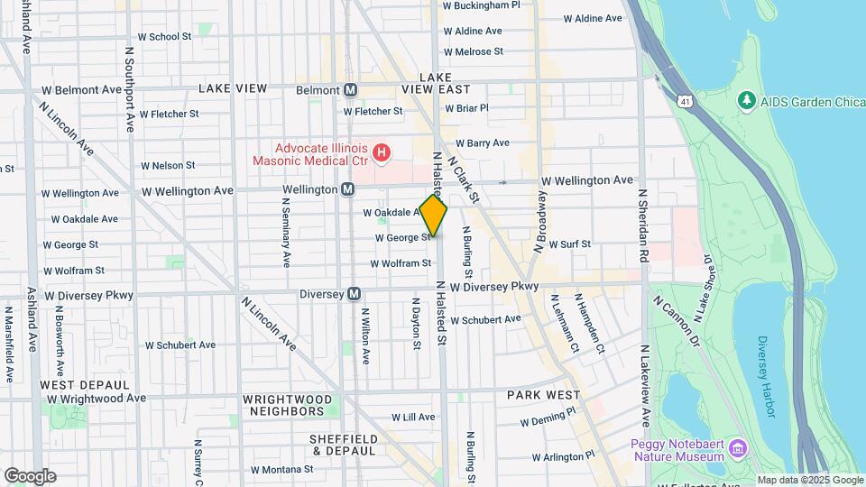 2852 N Halsted St Map and Location Details
