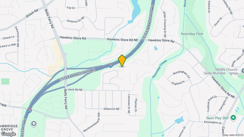 4167 Oak Ferry Dr NE Map and Location Details