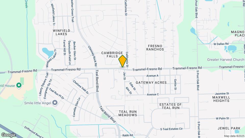 1740 Trammel-Fresno Rd Map and Location Details