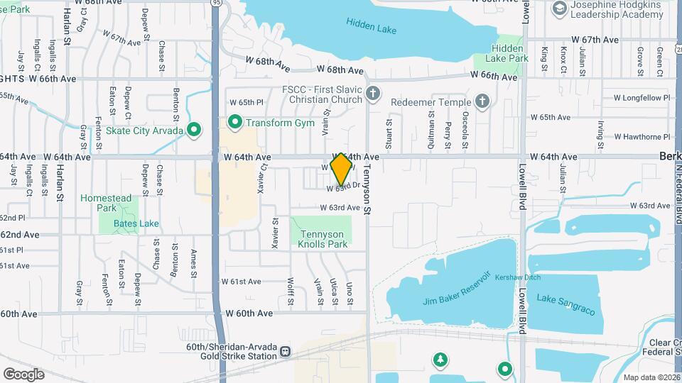 4528 W 63rd Dr Map and Location Details