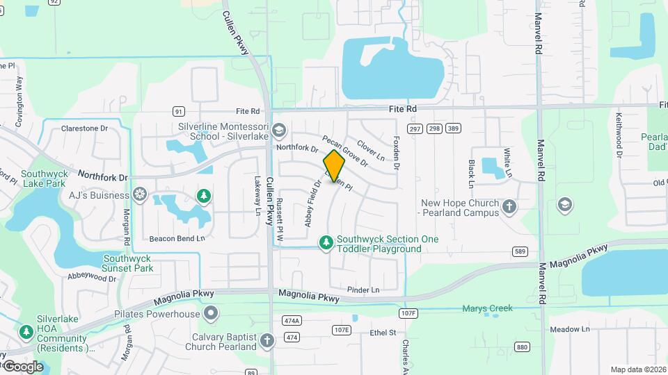 2710 Glencullen Ln Map and Location Details