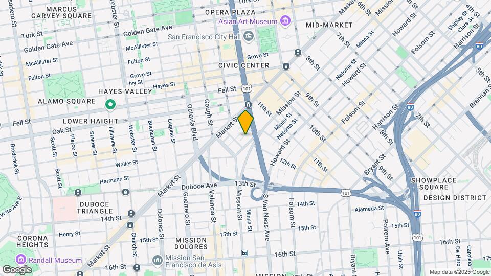30 Otis St Mapa y Detalles de la Ubicación
