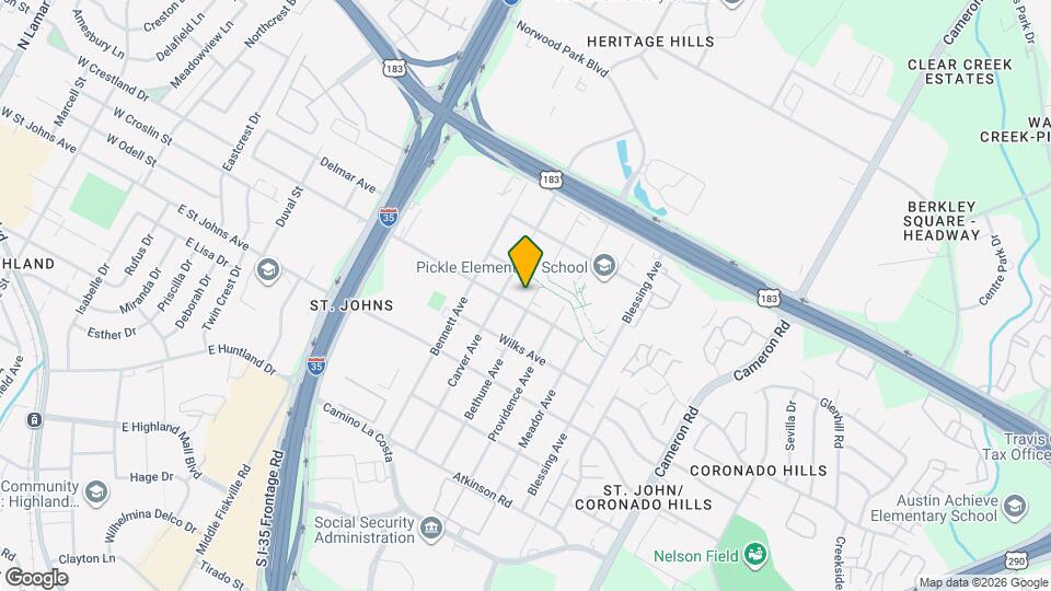 7404 Bethune Ave Map and Location Details