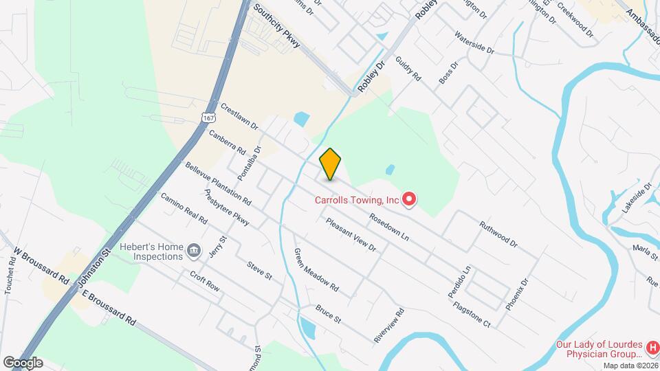 709 Rosedown Ln Mapa y Detalles de la Ubicación