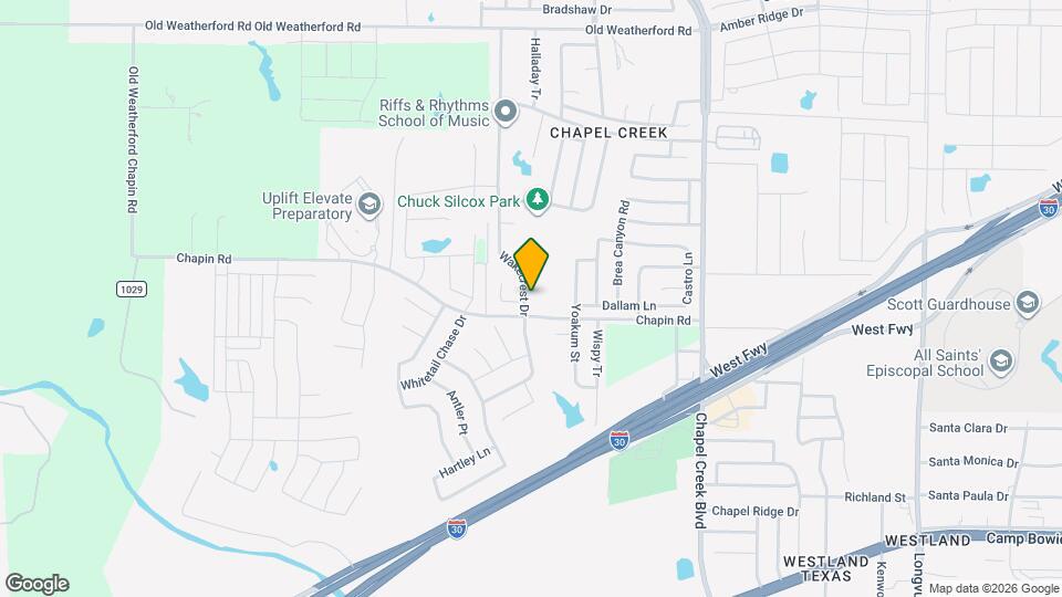 2833 Wakecrest Dr Map and Location Details