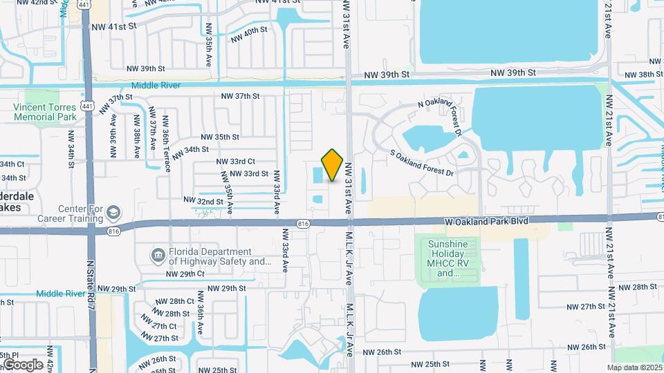 3236 NW 31st Terrace Map and Location Details