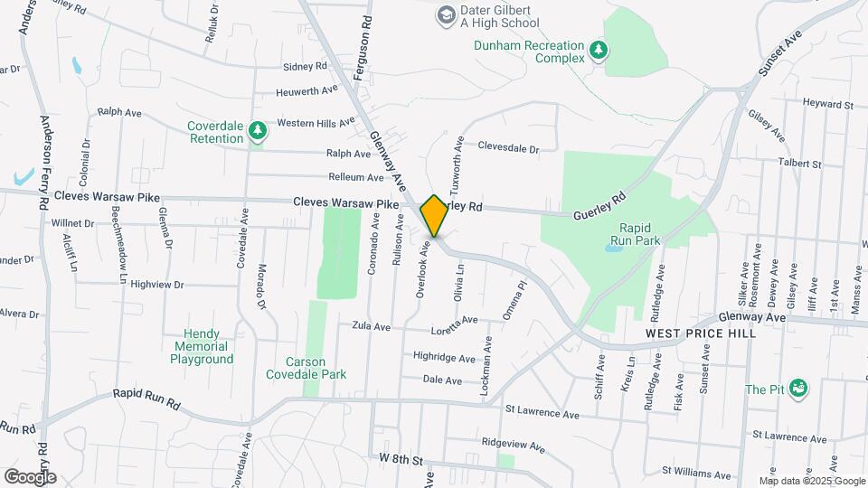 1192 Overlook Ave, Unit Mcmillan housing Map and Location Details