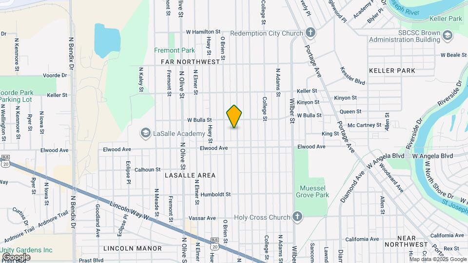 1501 N Johnson St Map and Location Details