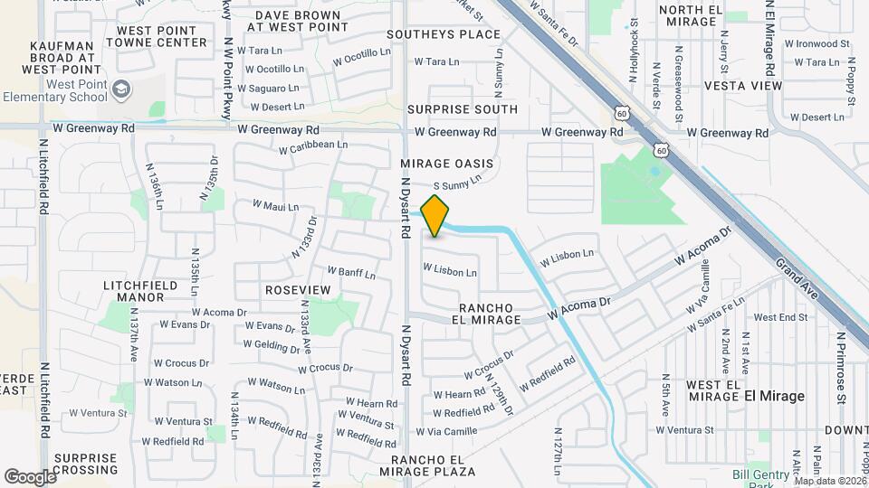 13032 W Mauna Loa Ln, Unit 1 Map and Location Details