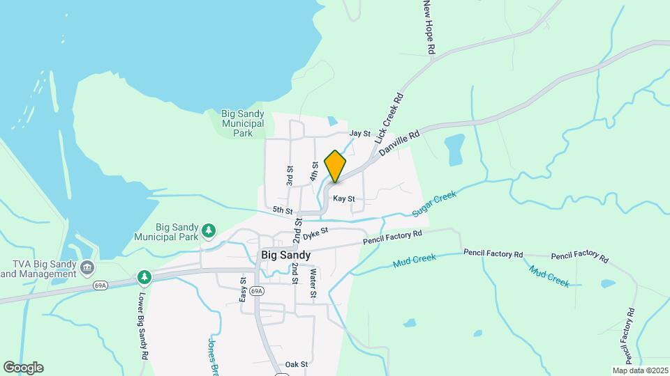205 Lick Creek Rd Map and Location Details