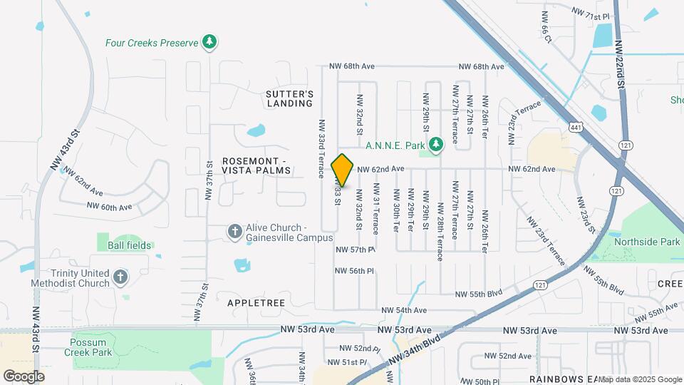 6033 NW 33 St Map and Location Details