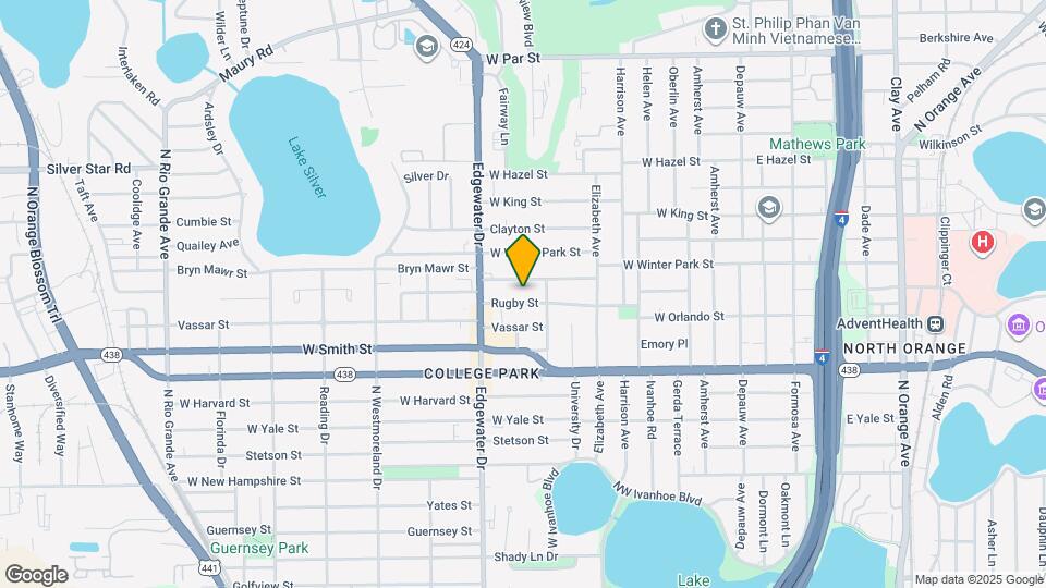 623 Rugby St Map and Location Details