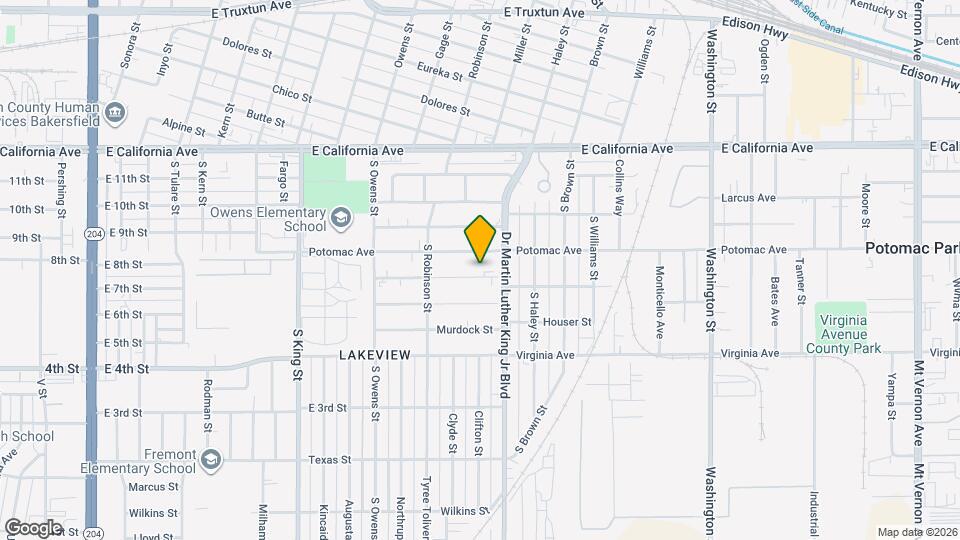 1424 Gorrill St Map and Location Details