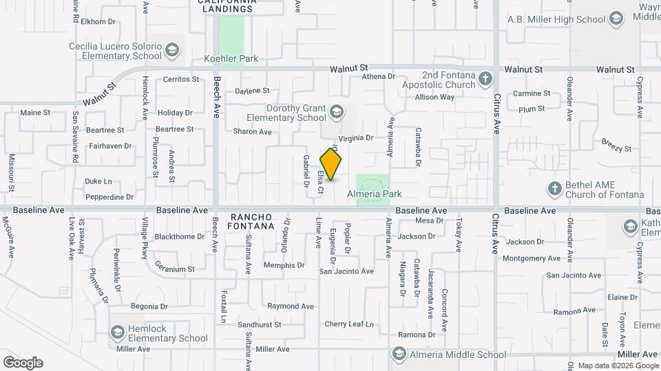 7232 Riley Dr Map and Location Details
