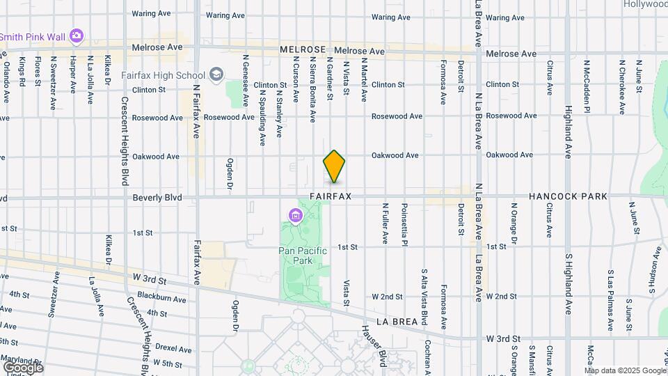 312 N Gardner St Map and Location Details