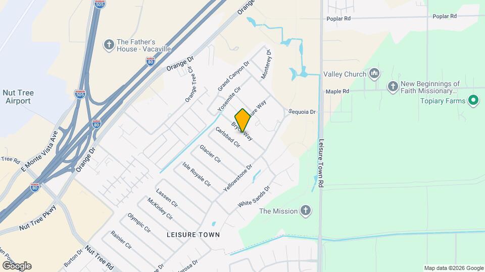 132 Bryce Way Map and Location Details