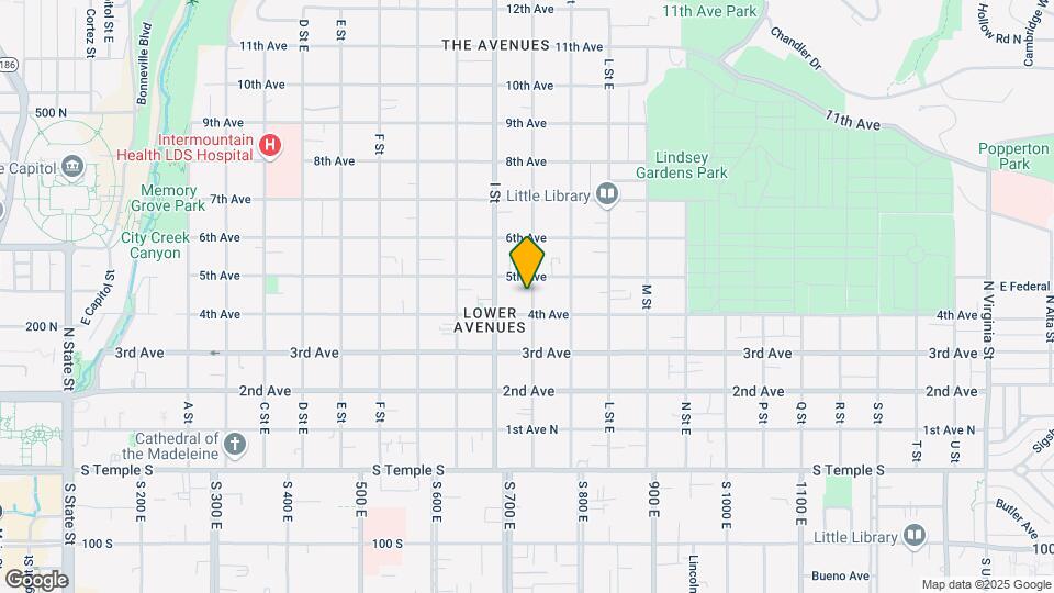 219 J St Mapa y Detalles de la Ubicación