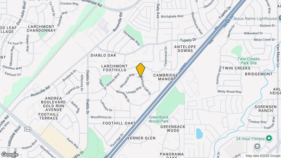 7101 Stanford Oak Dr, Unit 2-Medium Map and Location Details
