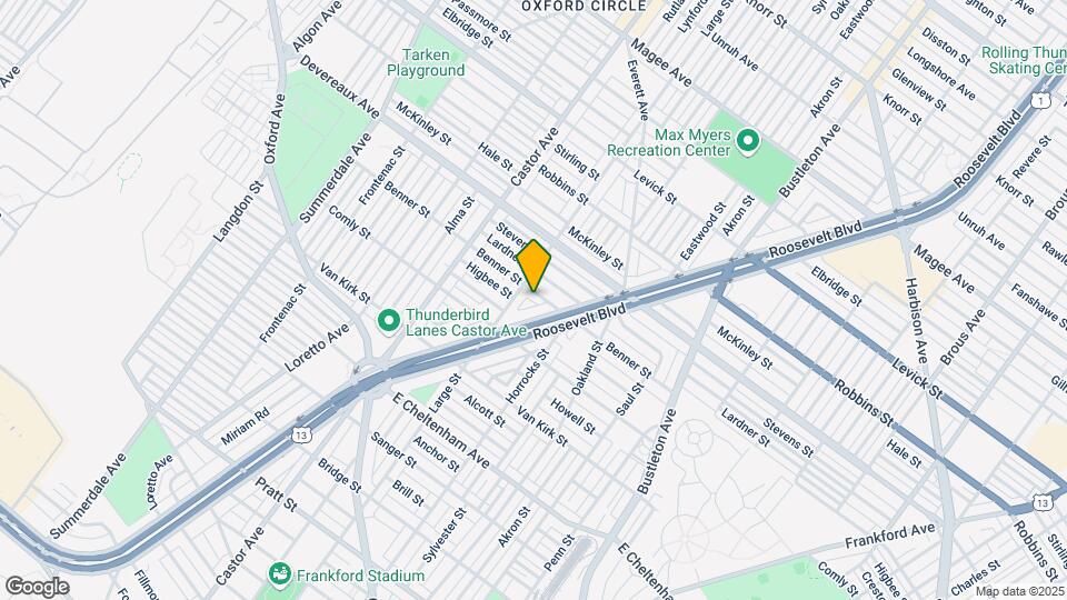 1516 Benner St Map and Location Details